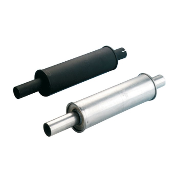 Silencieux compétition HJS universel rond 125 x 400 mm / Ø 76 mm / Inox