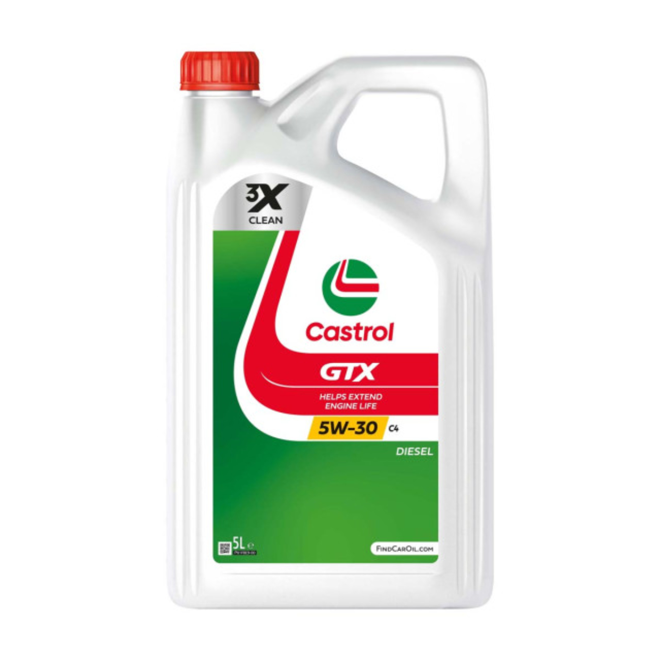 Huile moteur CASTROL GTX 5W-30 C4 - Bidon de 5L