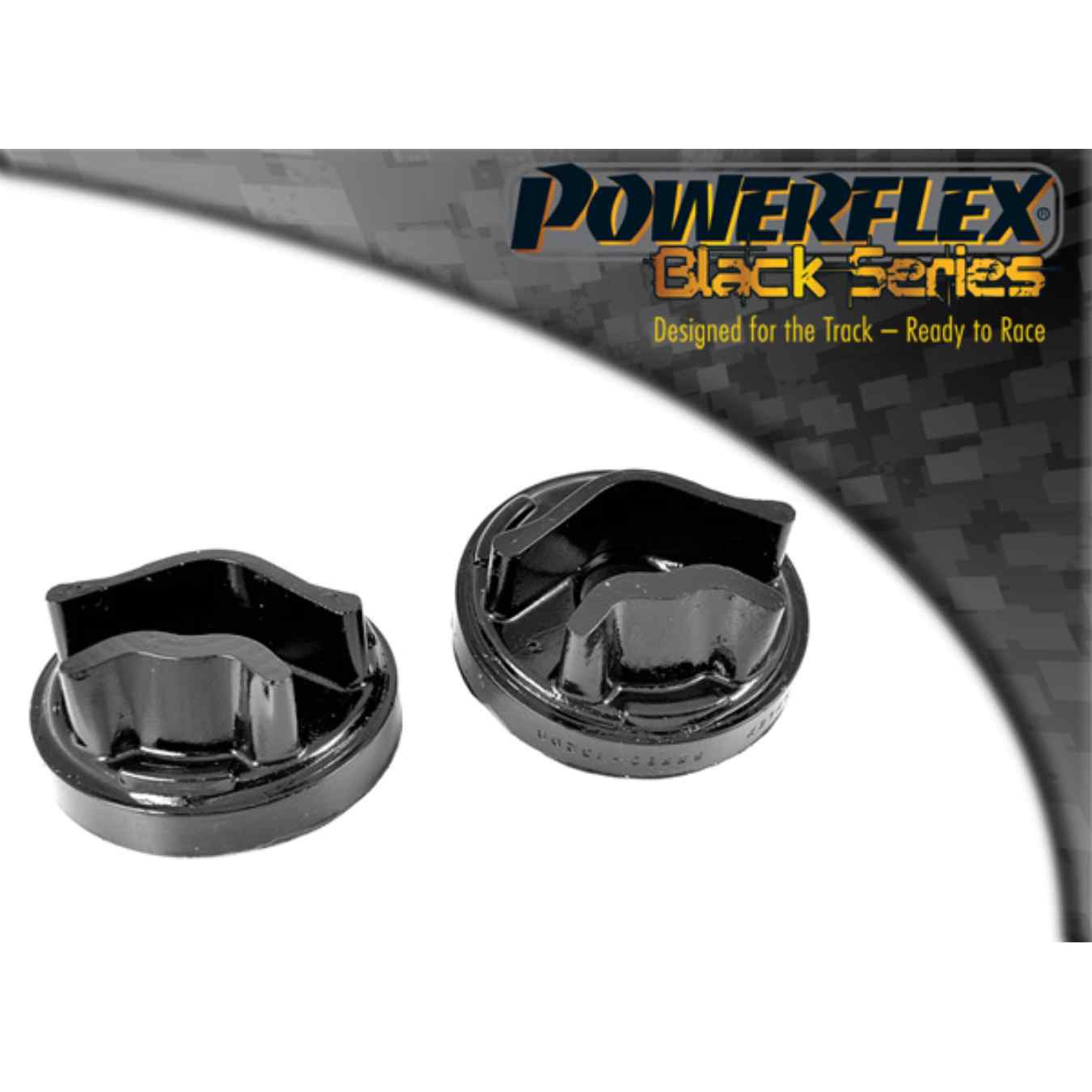 Insert de Silent bloc Powerflex moteur inférieur arrière, essence black series N°20 PFF80-1320BLK