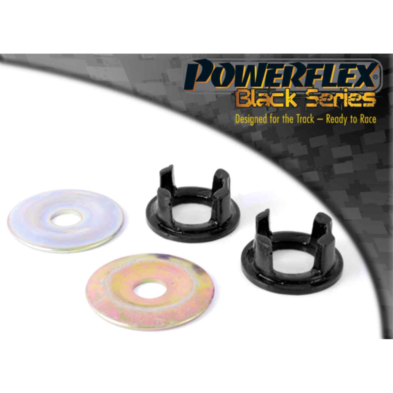 Inserts kit de Silent bloc Powerflex avant de bras de suspension black series N°16 PFR88-610BLK
