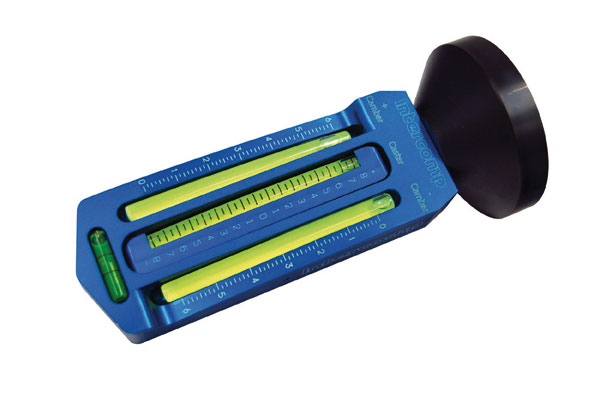 Niveau à bulle INTERCOMP pour carrossage et chasse avec adaptateur magnétique