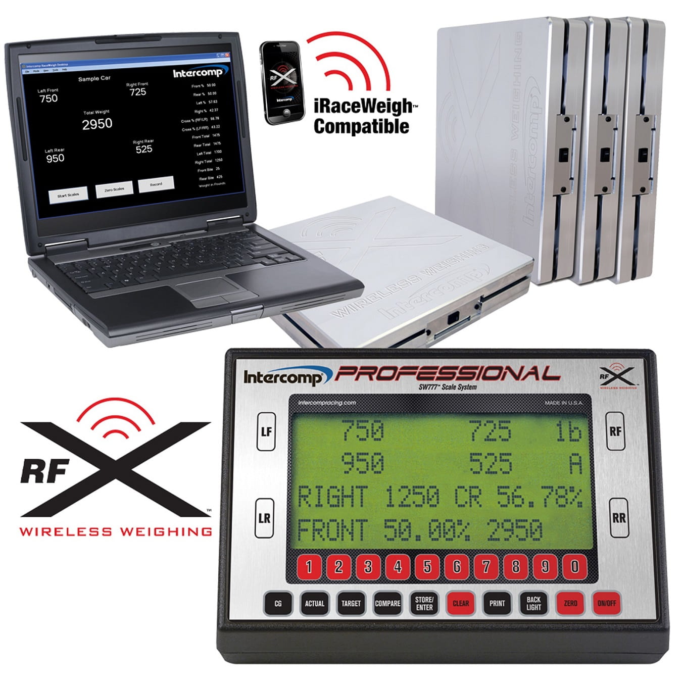 Balance professionnelle Wifi INTERCOMP Microflex™