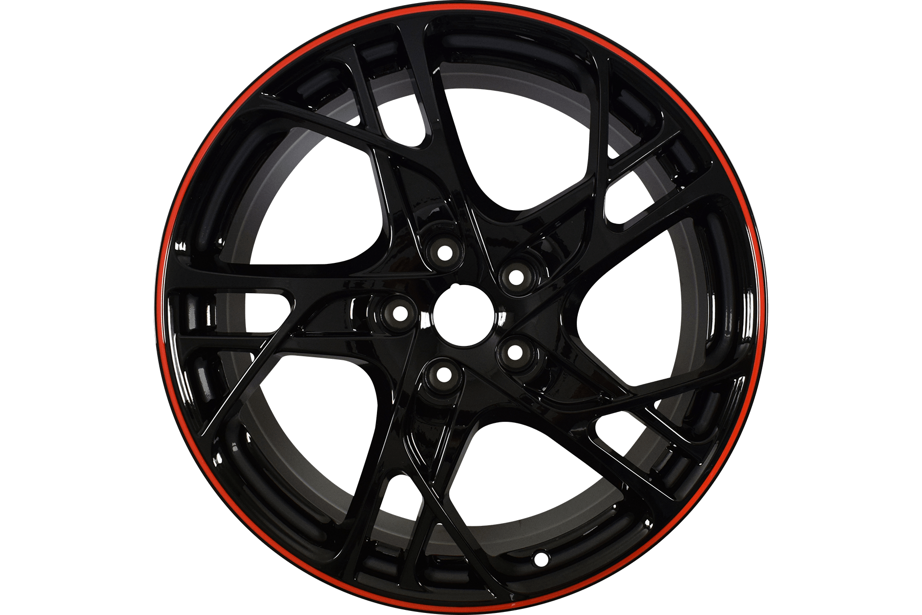 Jante STEEV 19' Megane III R.S. noir avec liseré rouge