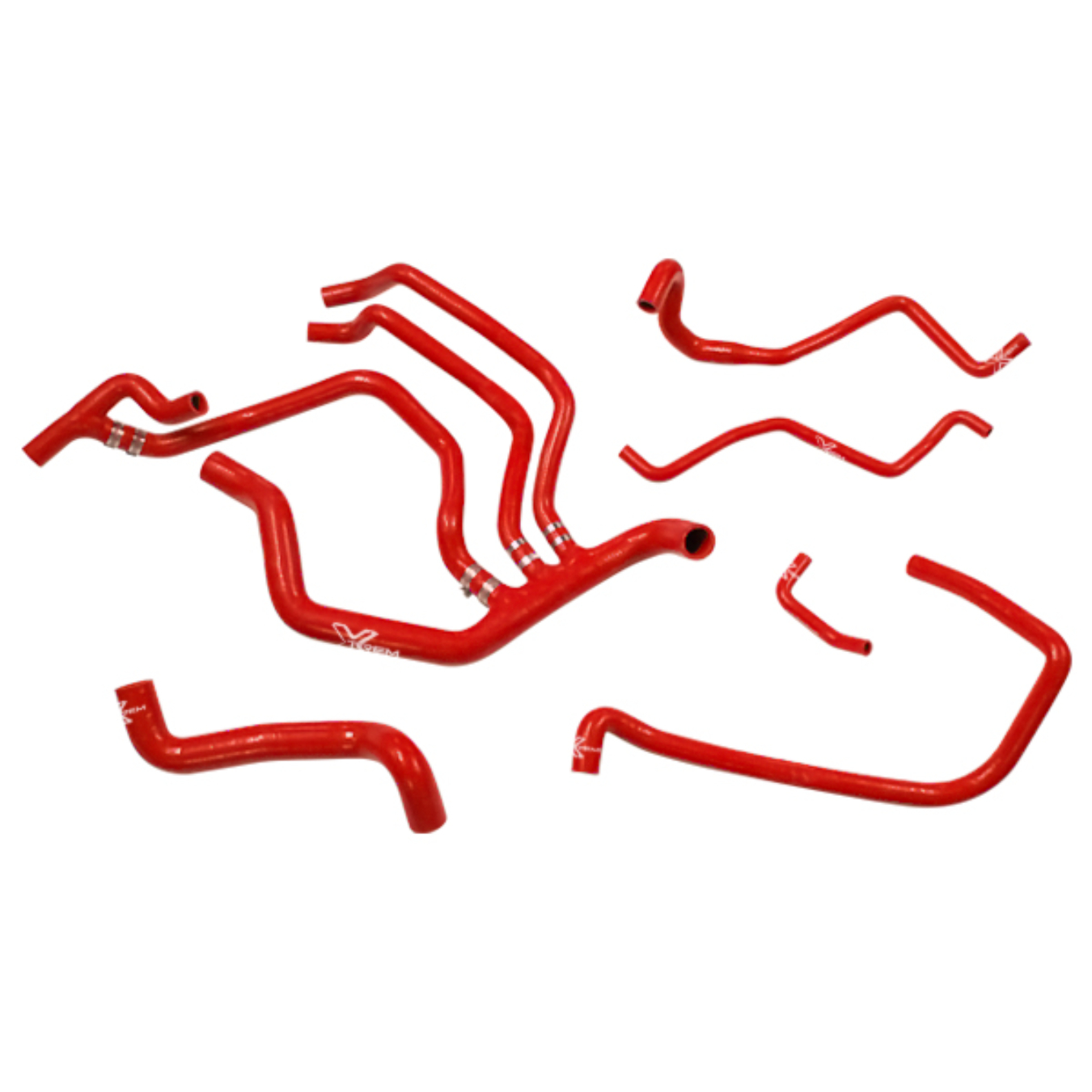 Kit 10 durites XTREM MOTORSPORT refroidissement silicone Renault Megane II R.S. 225 et 230