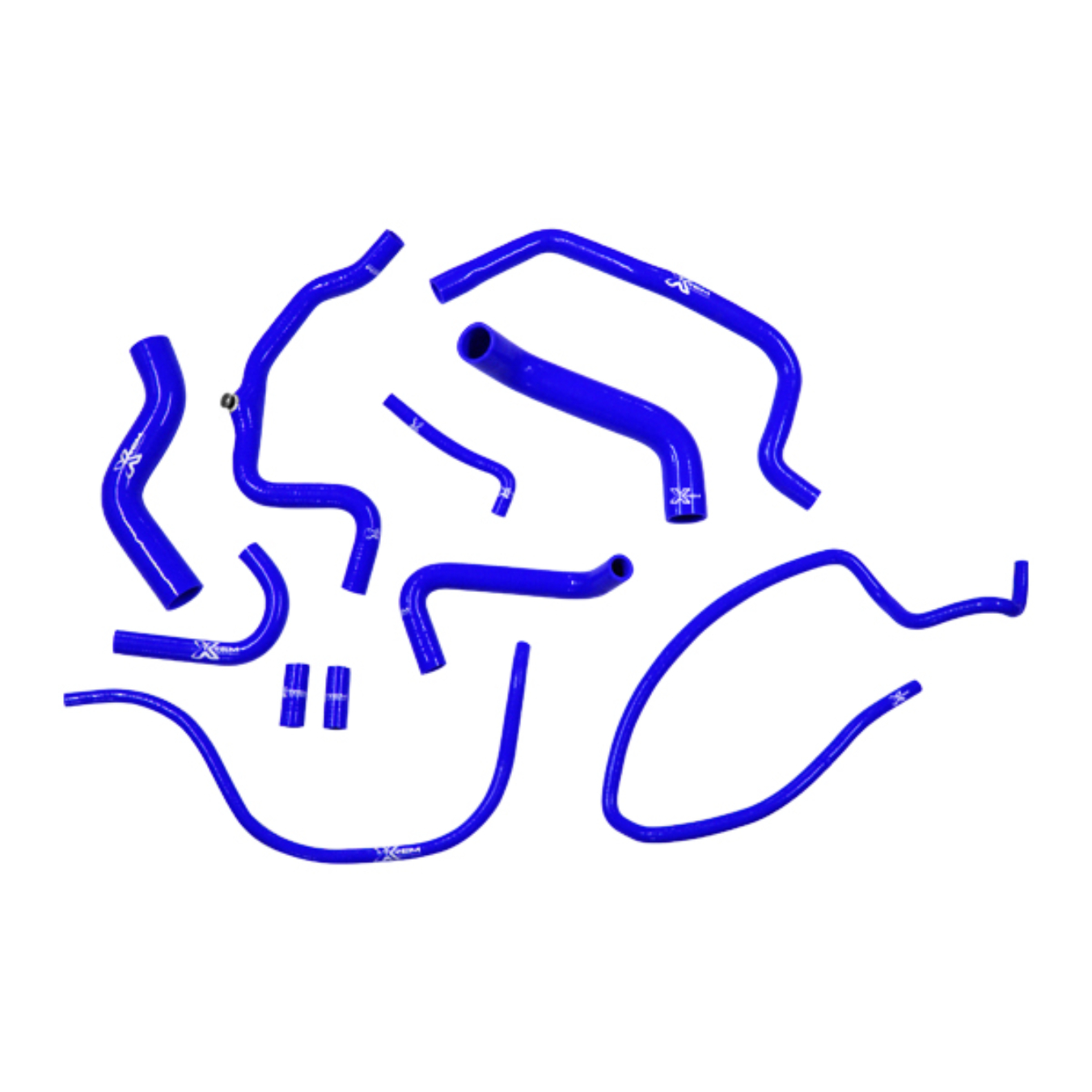 Kit 11 durites XTREM MOTORSPORT refroidissement silicone Fiat Punto HGT