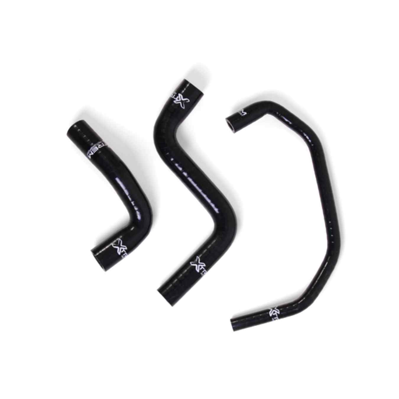 Kit 3 durites silicone de vapeurs d'huile XTREM pour Peugeot 205 Rallye 1.3 Noir