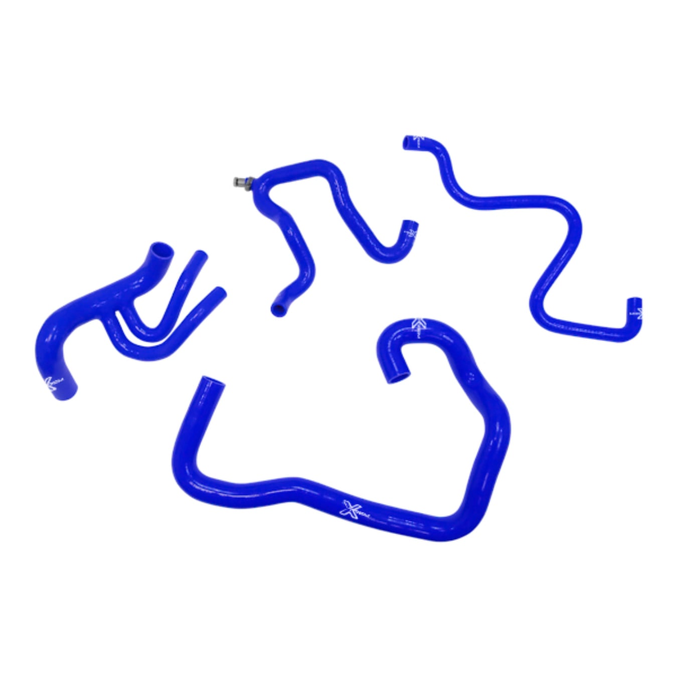 Kit 4 durites XTREM MOTORSPORT refroidissement silicone Citroën Saxo VTS montage 5 avec modine