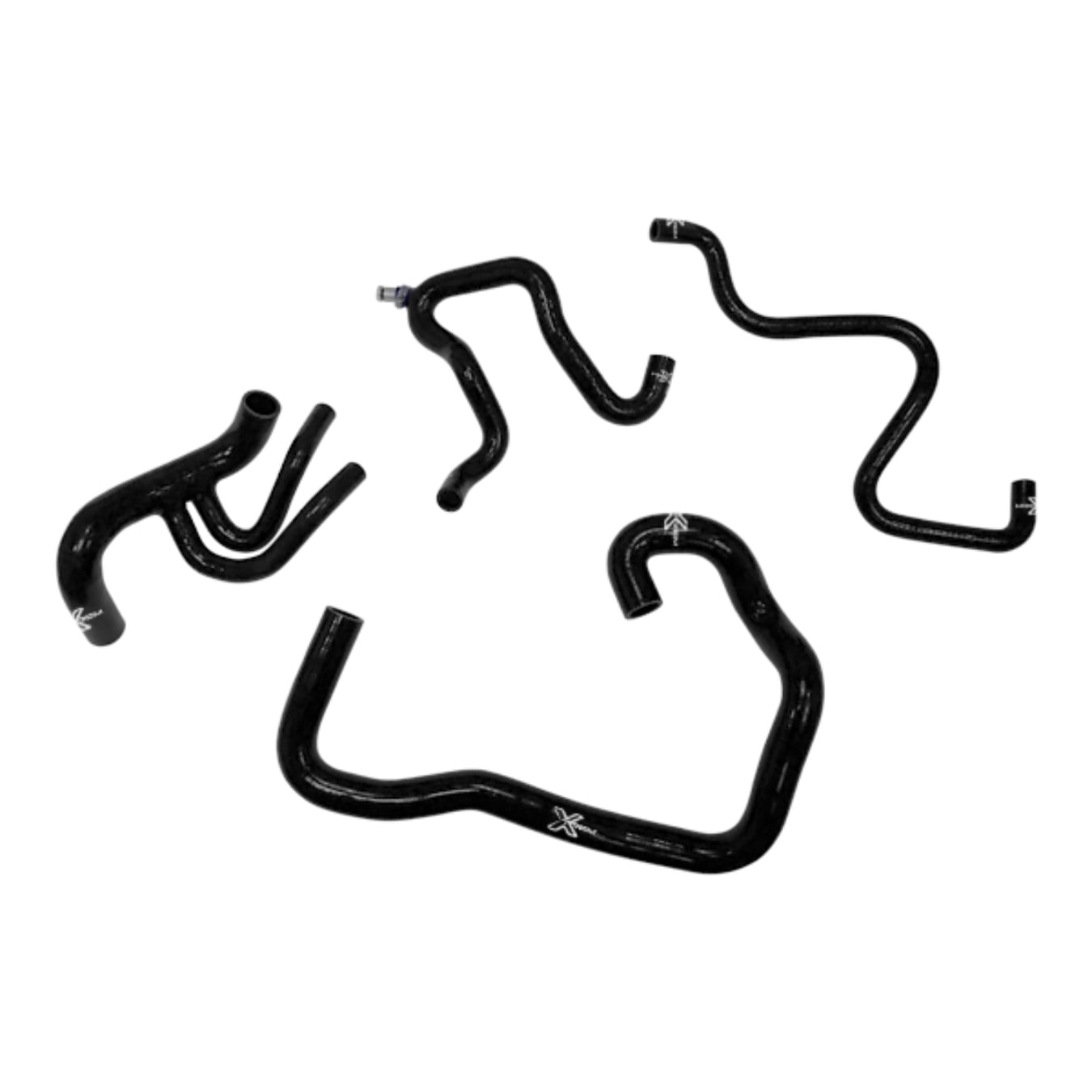 Kit 4 durites XTREM MOTORSPORT refroidissement silicone Citroën Saxo VTS montage 5 avec modine