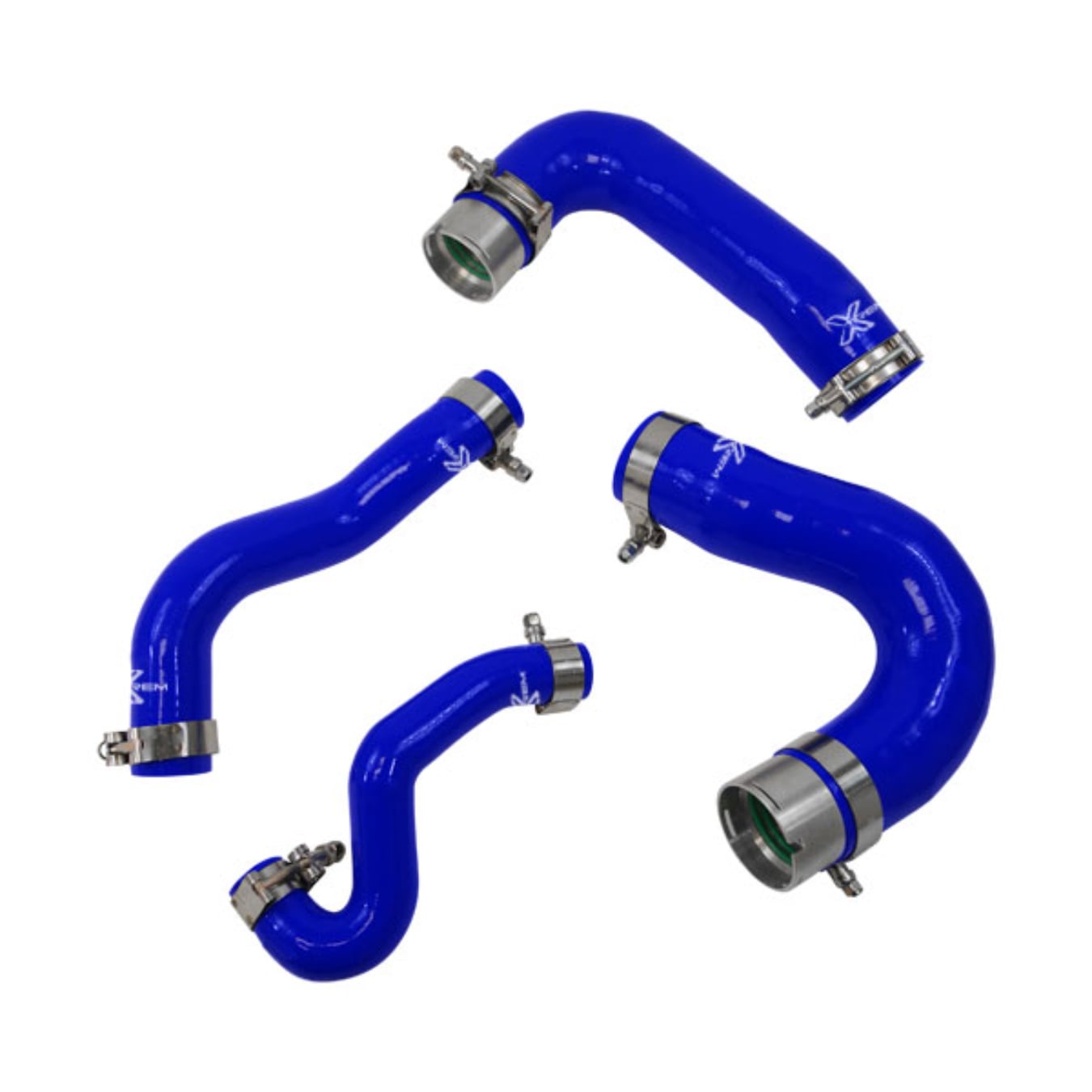 Kit 4 durites XTREM MOTORSPORT turbo silicone Renault Clio IV R.S. 200 et Trophy 220