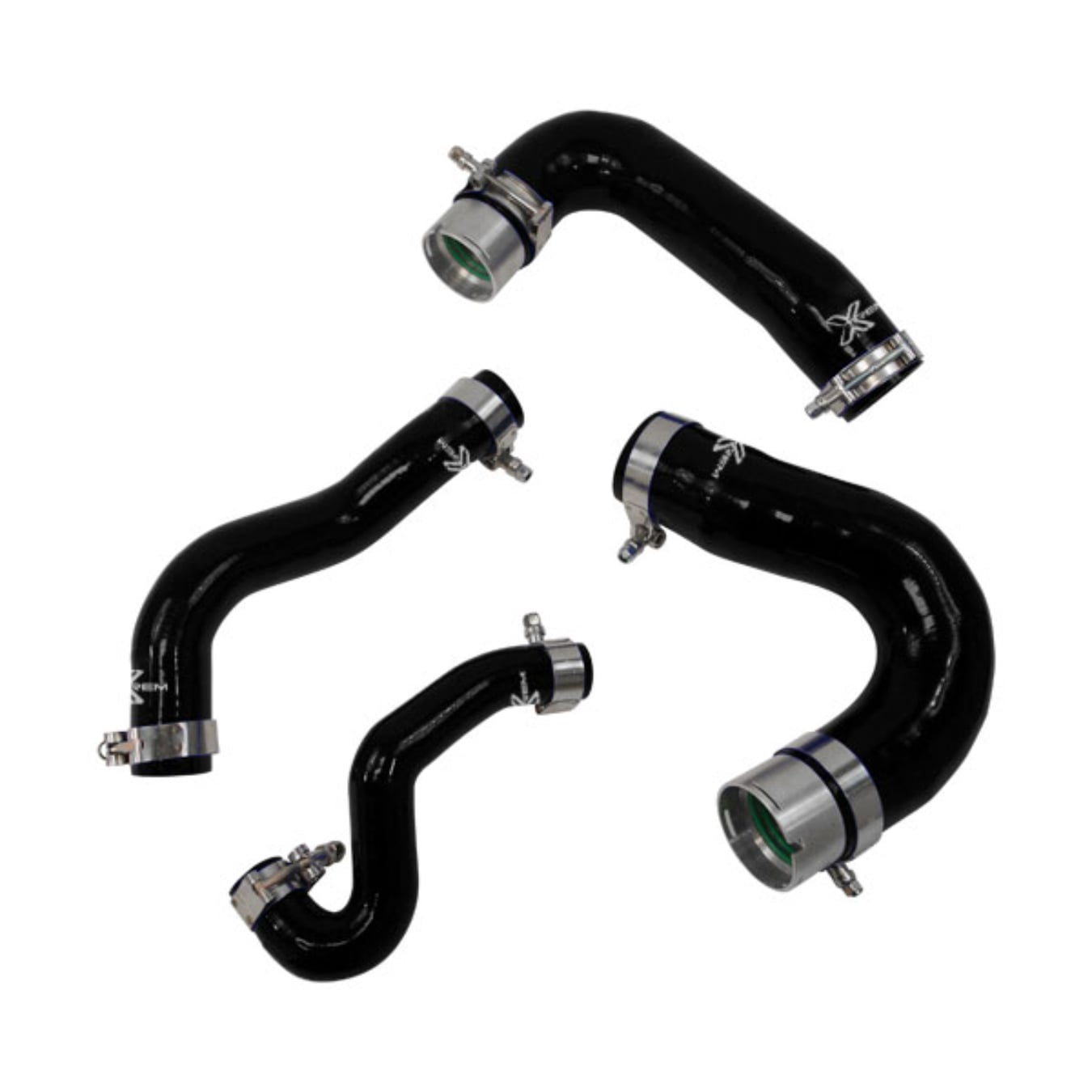 Kit 4 durites XTREM MOTORSPORT turbo silicone Renault Clio IV R.S. 200 et Trophy 220