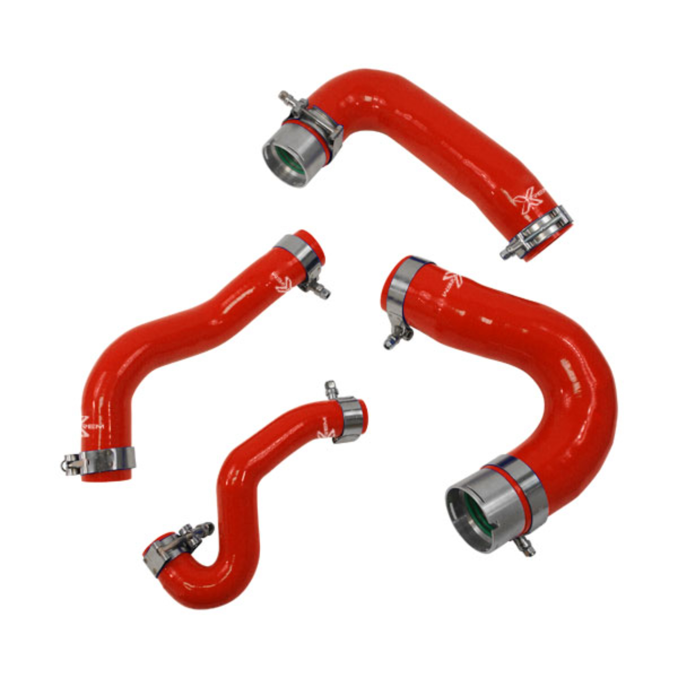 Kit 4 durites XTREM MOTORSPORT turbo silicone Renault Clio IV R.S. 200 et Trophy 220