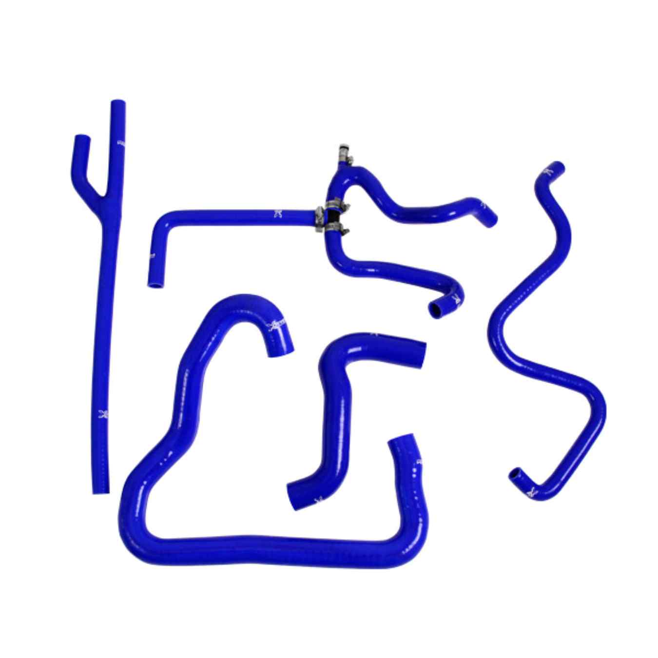 Kit 5 durites silicone de refroidissement XTREM pour Citroen Saxo Bleu