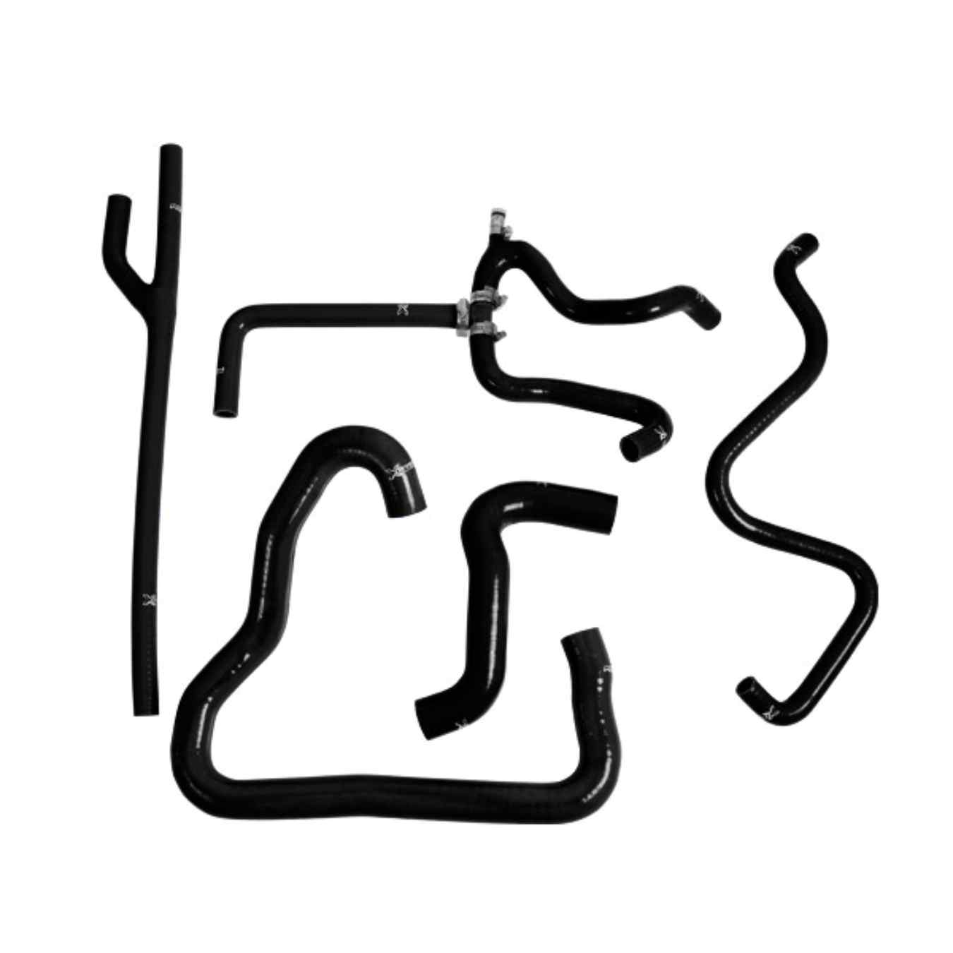 Kit 5 durites silicone de refroidissement XTREM pour Citroen Saxo Noir