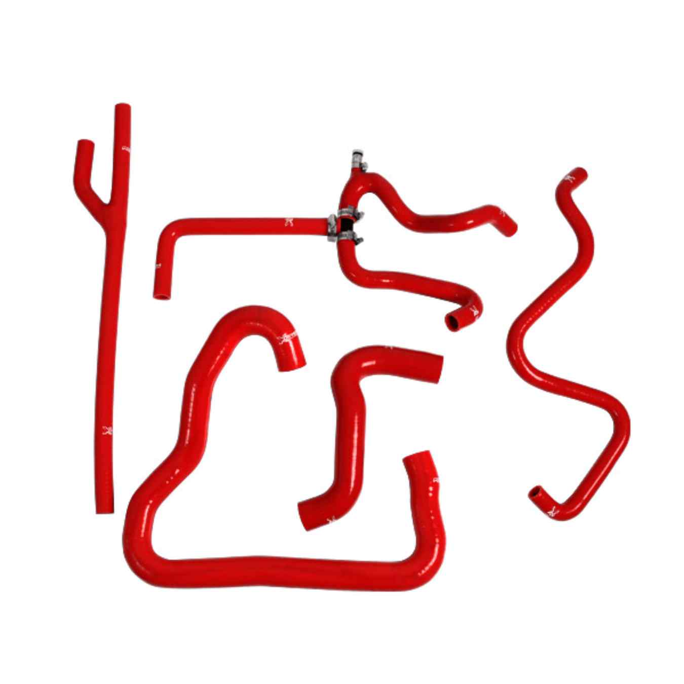 Kit 5 durites silicone de refroidissement XTREM pour Citroen Saxo Rouge