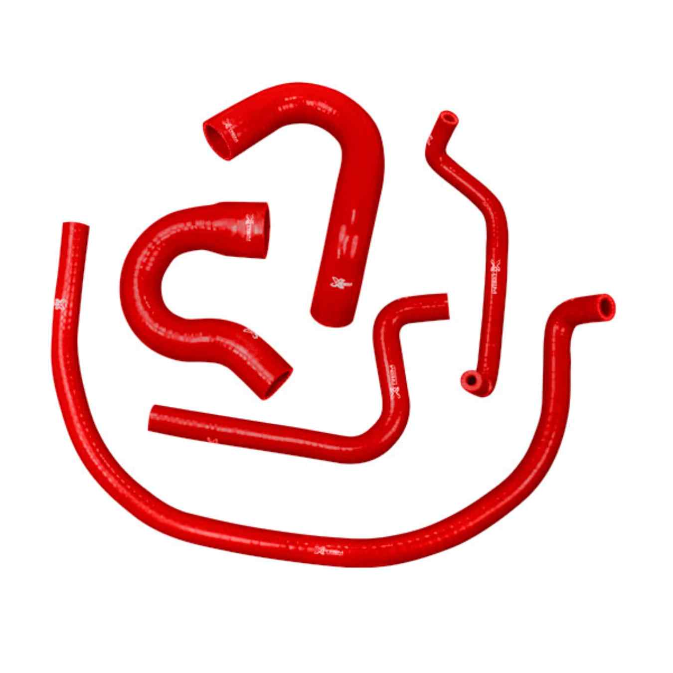 Kit 5 durites silicone de refroidissement XTREM pour Ford Escort MK1 Mexico Rouge