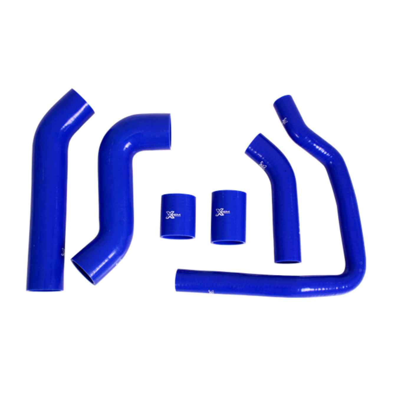 Kit 5 durites silicone de turbo XTREM pour Mitsubishi Lancer EVO 10 CZ4A Bleu