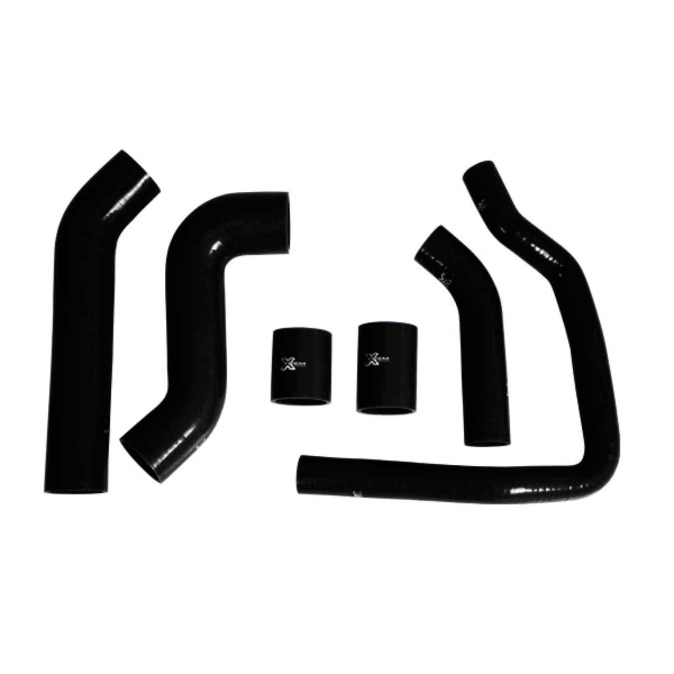 Kit 5 durites silicone de turbo XTREM pour Mitsubishi Lancer EVO 10 CZ4A Noir