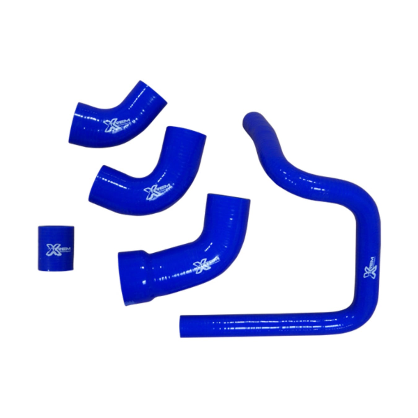 Kit 5 durites XTREM MOTORSPORT turbo silicone Fiat Uno Turbo IE phase 1