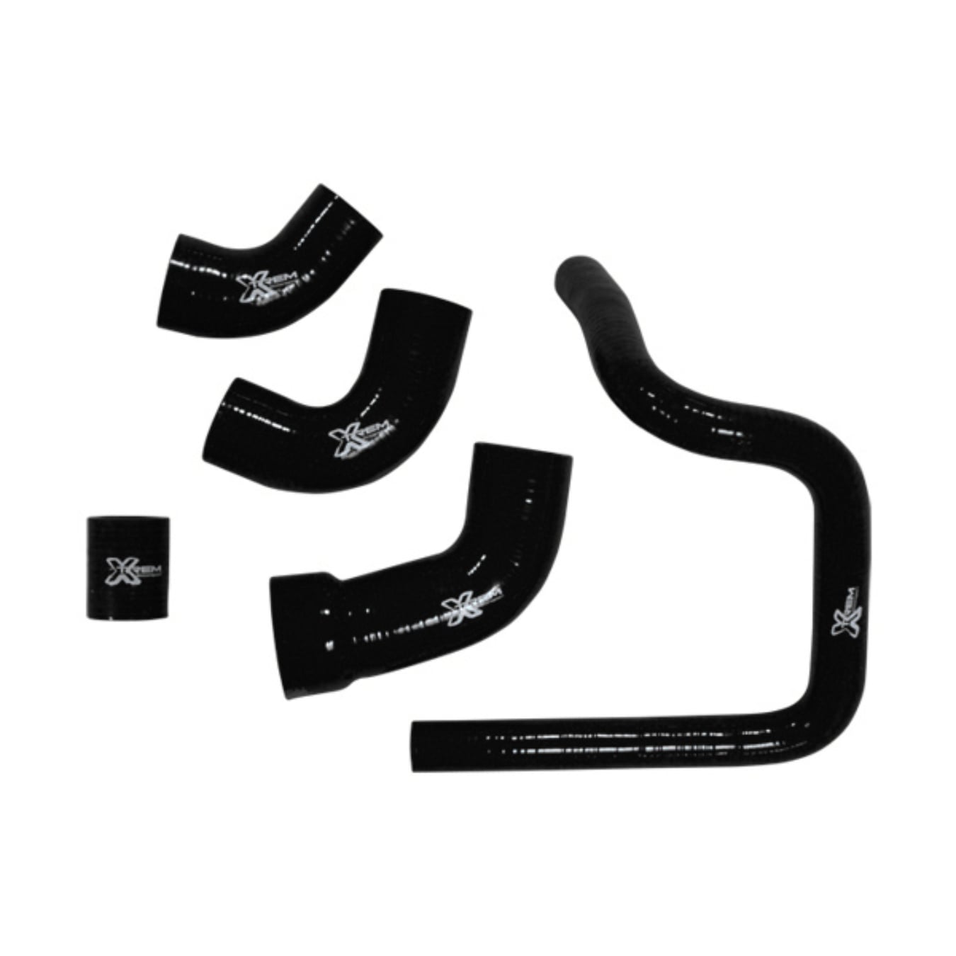 Kit 5 durites XTREM MOTORSPORT turbo silicone Fiat Uno Turbo IE phase 1