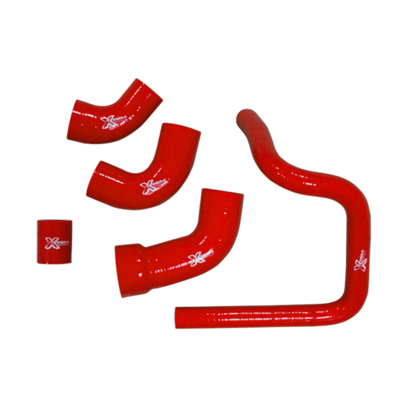 Kit 5 durites XTREM MOTORSPORT turbo silicone Fiat Uno Turbo IE phase 1