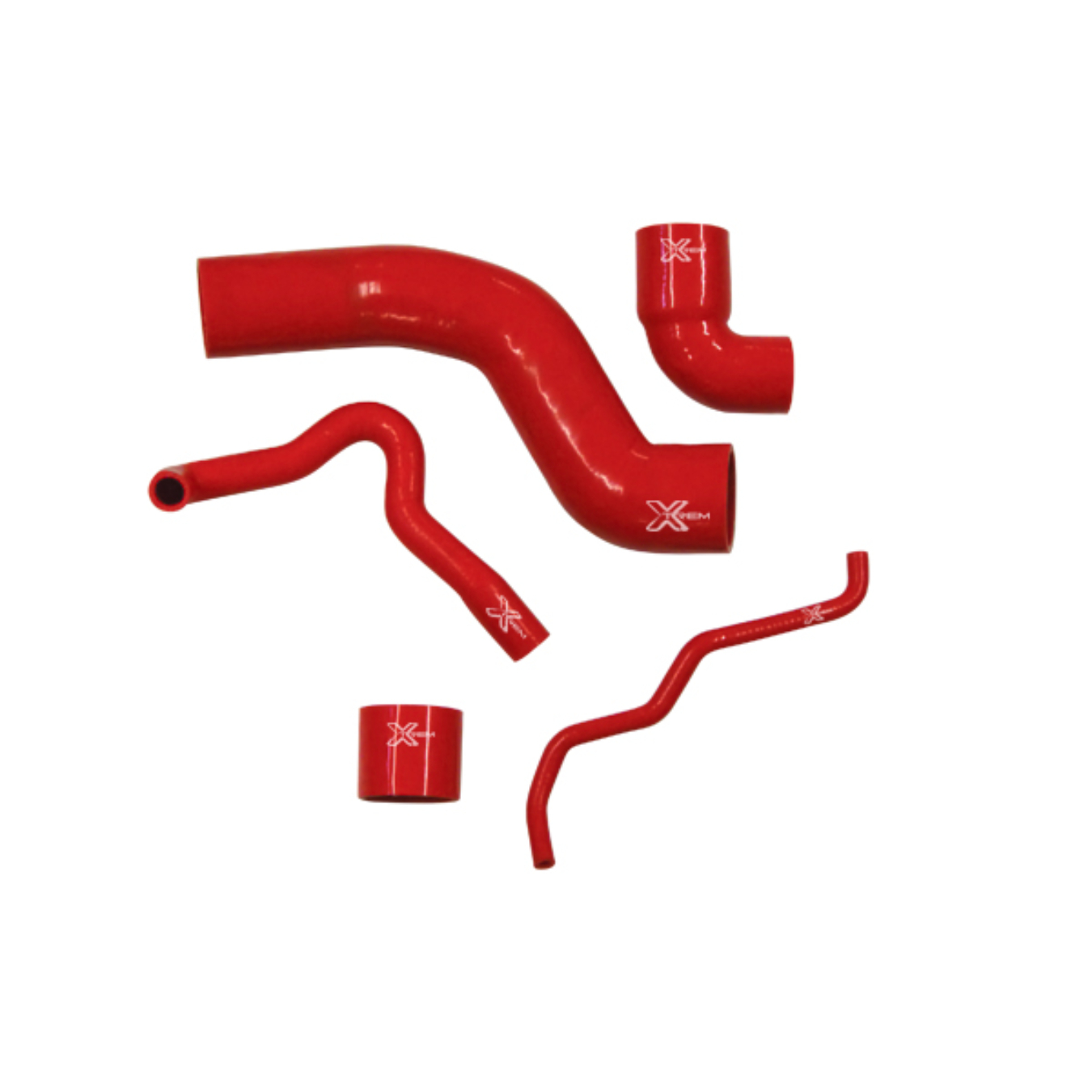 Kit 5 durites XTREM MOTORSPORT turbo silicone Volkswagen Golf 4 et Skoda Octavia 1.8 Turbo 20V