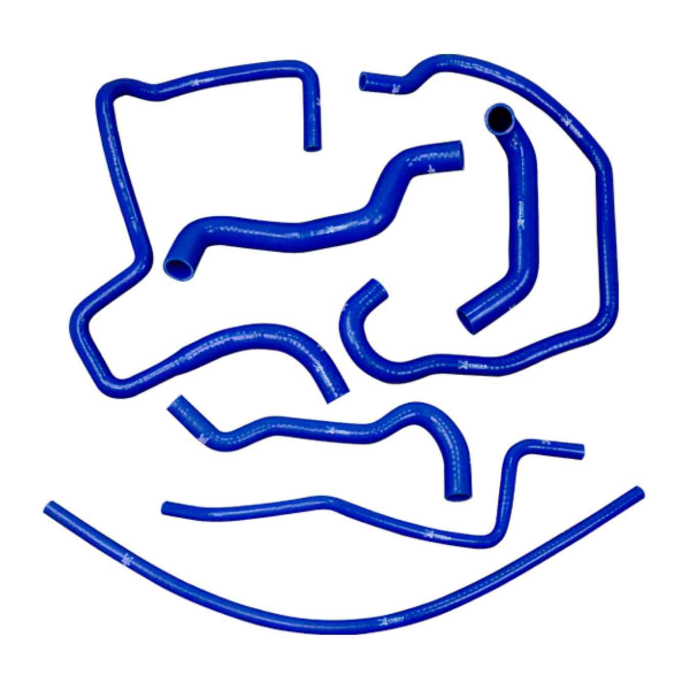 Kit 7 durites silicone de refroidissement XTREM pour Ford Puma 1700 2RM Bleu