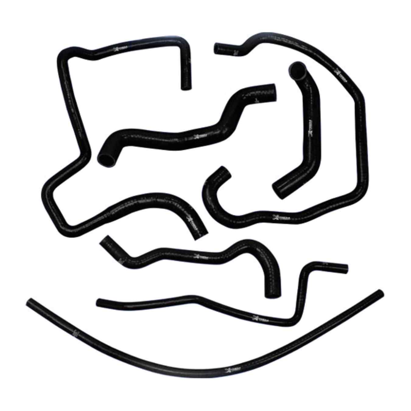 Kit 7 durites silicone de refroidissement XTREM pour Ford Puma 1700 2RM Noir