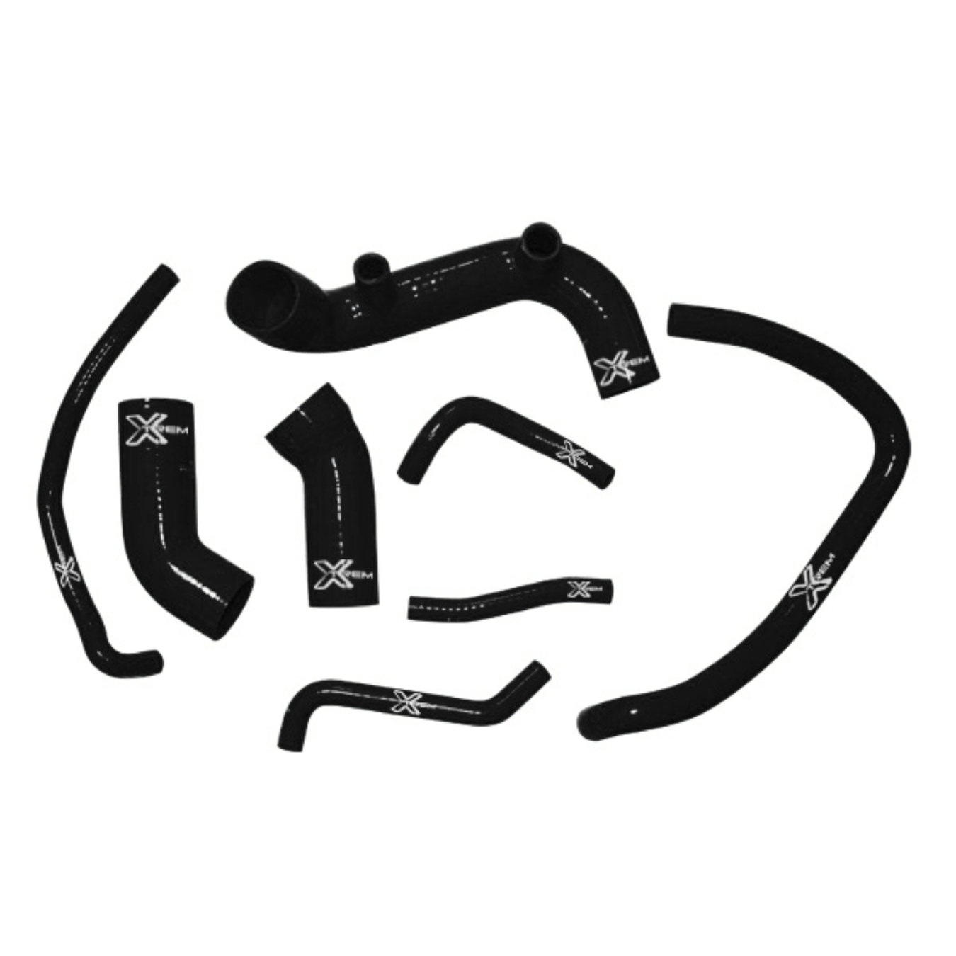 Kit 8 durites XTREM MOTORSPORT admission huile silicone Fiat Uno Turbo IE phase 1