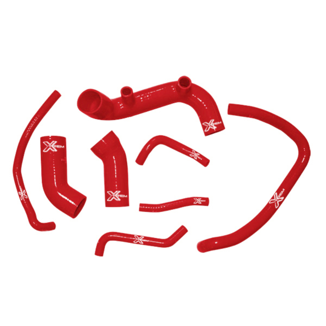 Kit 8 durites XTREM MOTORSPORT admission huile silicone Fiat Uno Turbo IE phase 1