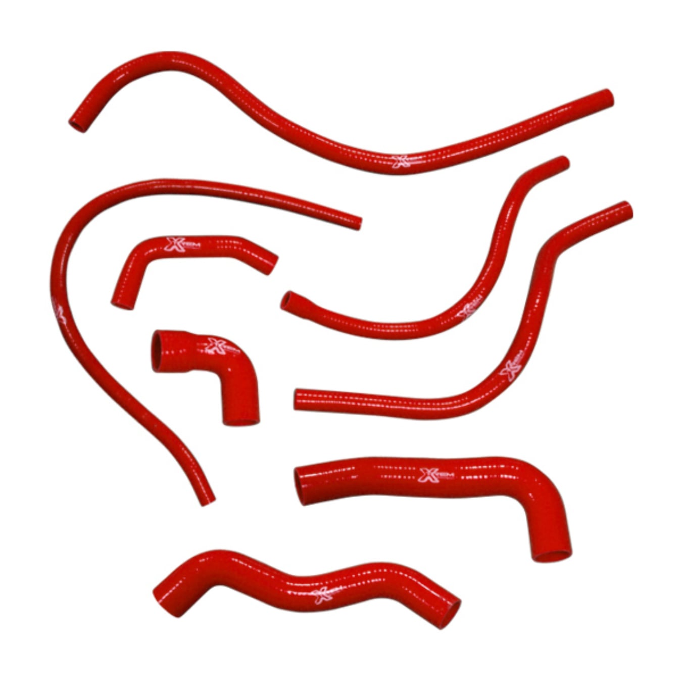 Kit 8 durites XTREM MOTORSPORT refroidissement silicone Fiat Uno Turbo IE phase 1