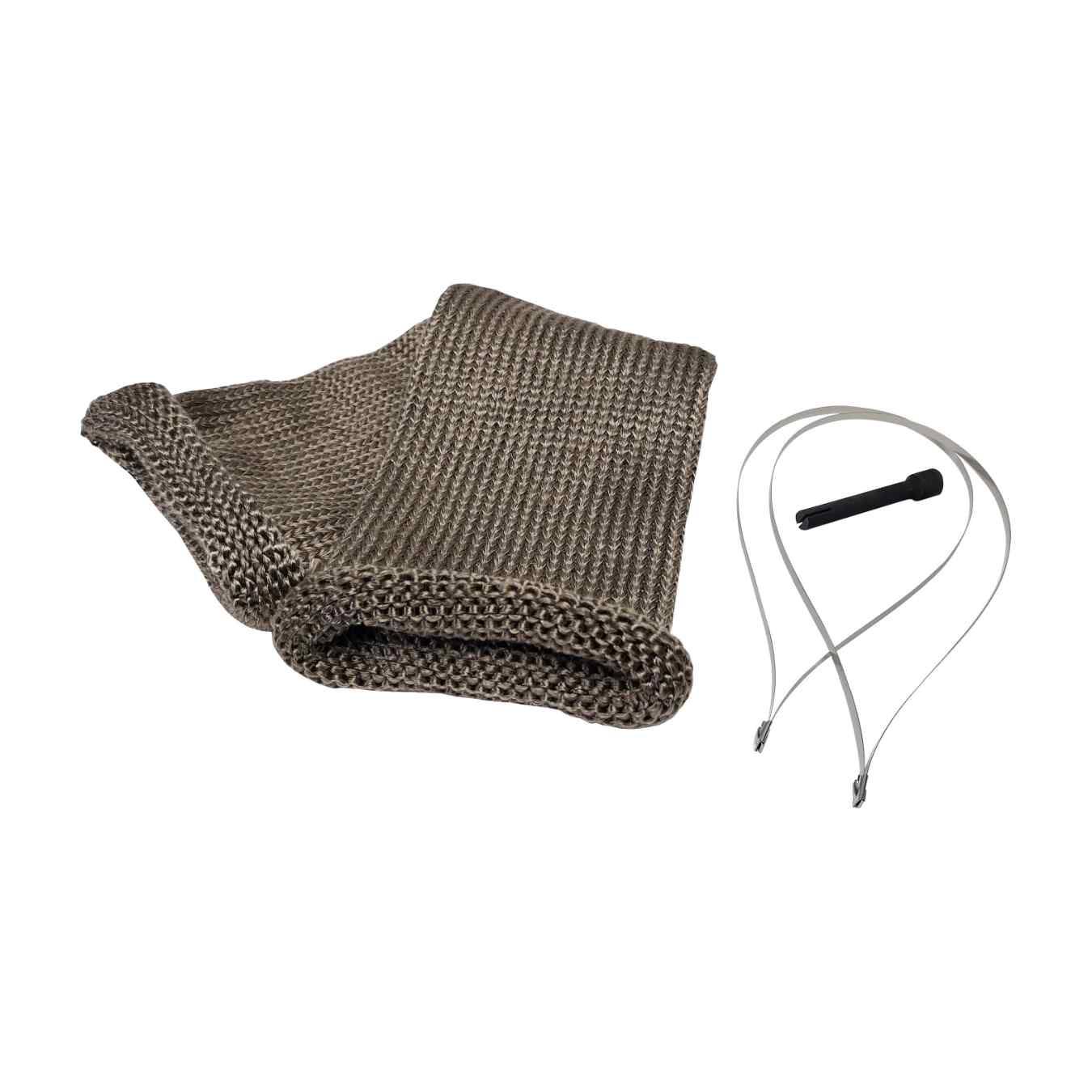 Kit chaussette échappement 0,61M x 10CM Titanium Series - Titane DEI 10040