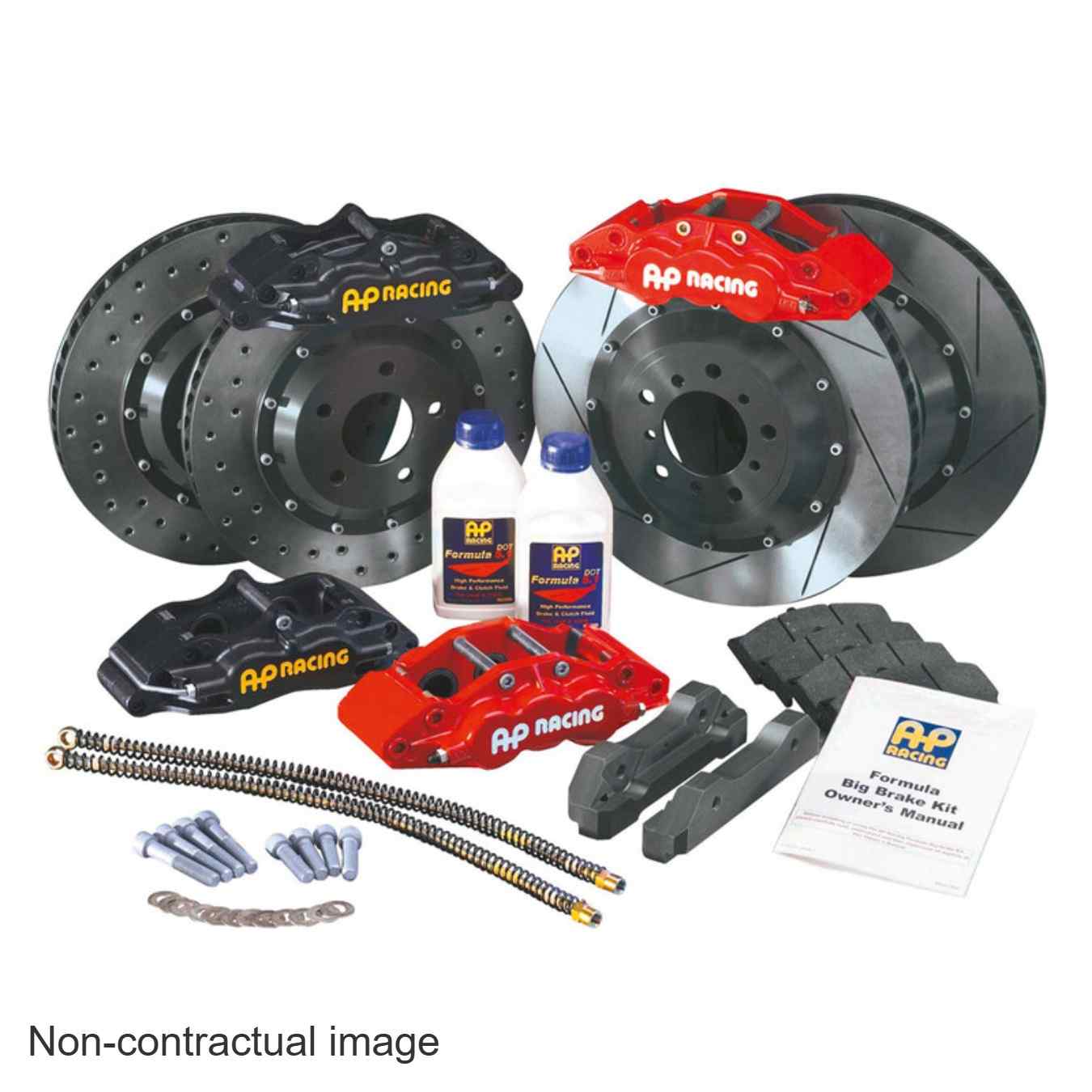 Kit de frein AP Racing pour BMW E92 M3 4 pistons avant étrier rouge CP6602-1001R2.G8