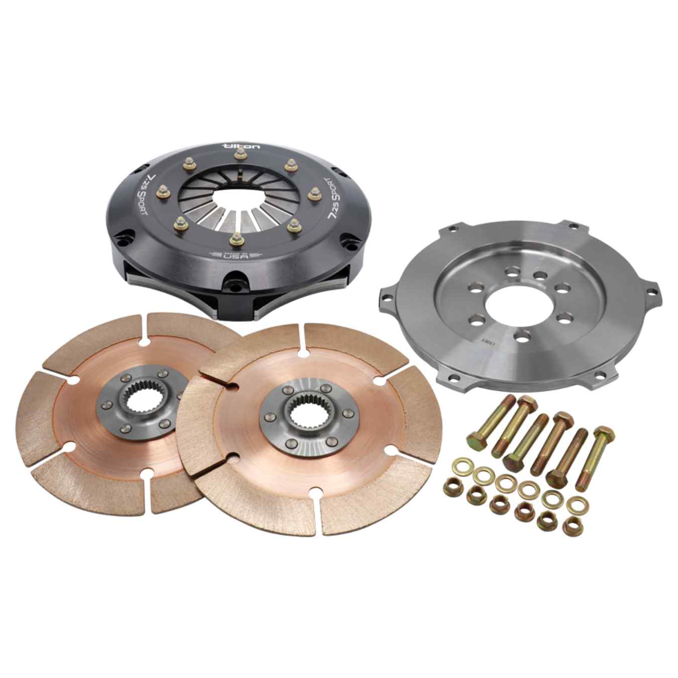 Kit embrayage CHEVROLET D184 mm (2 disques) Tilton 56-2336