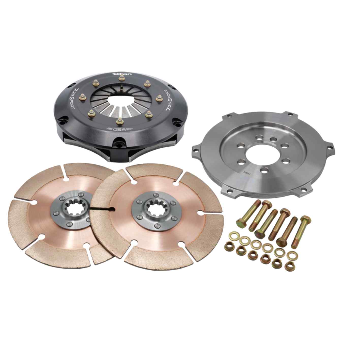 Kit embrayage CHEVROLET D184 mm (2 disques) Tilton 56-2406