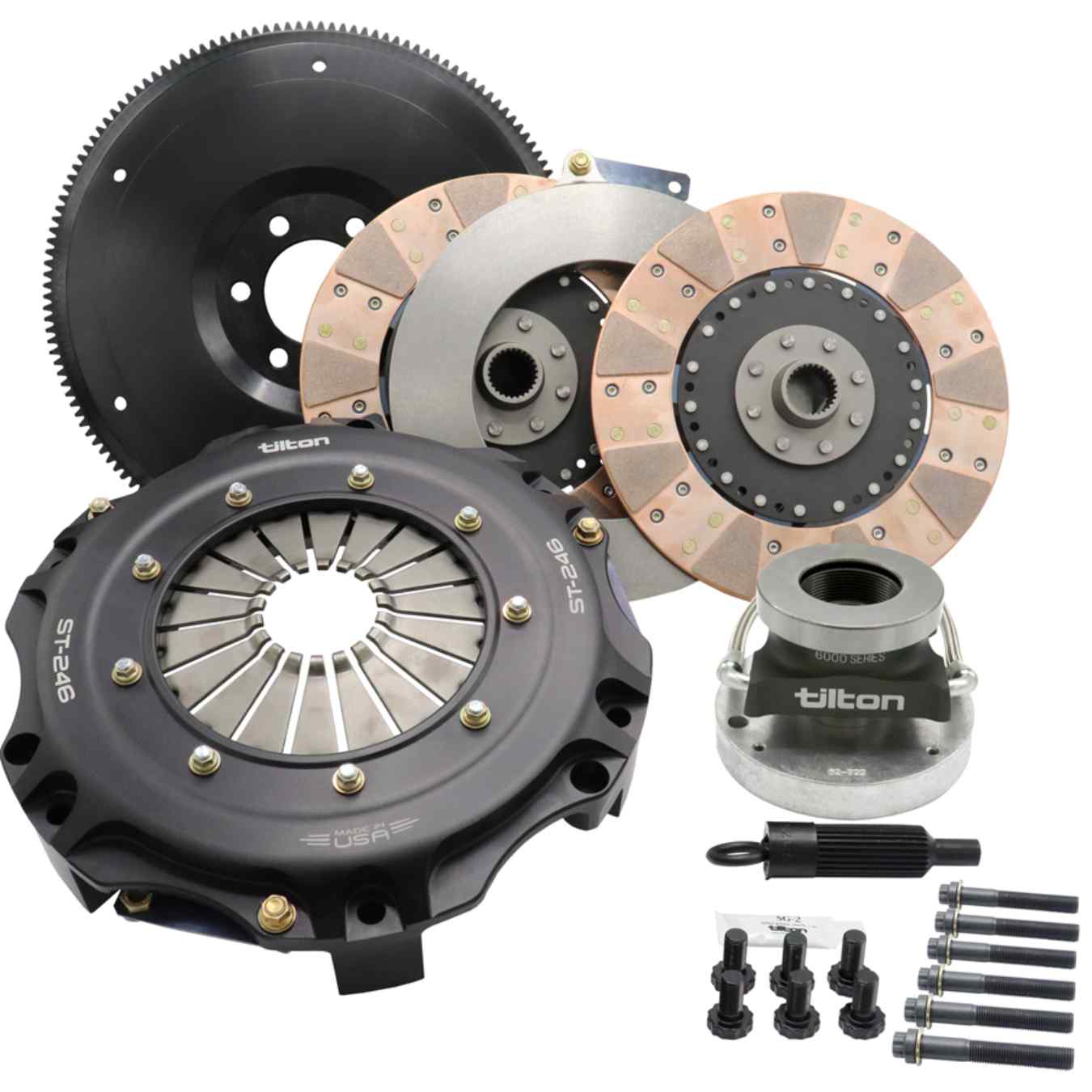 Kit embrayage MUSTANG GT D246 mm (2 disques) Tilton 55-2006