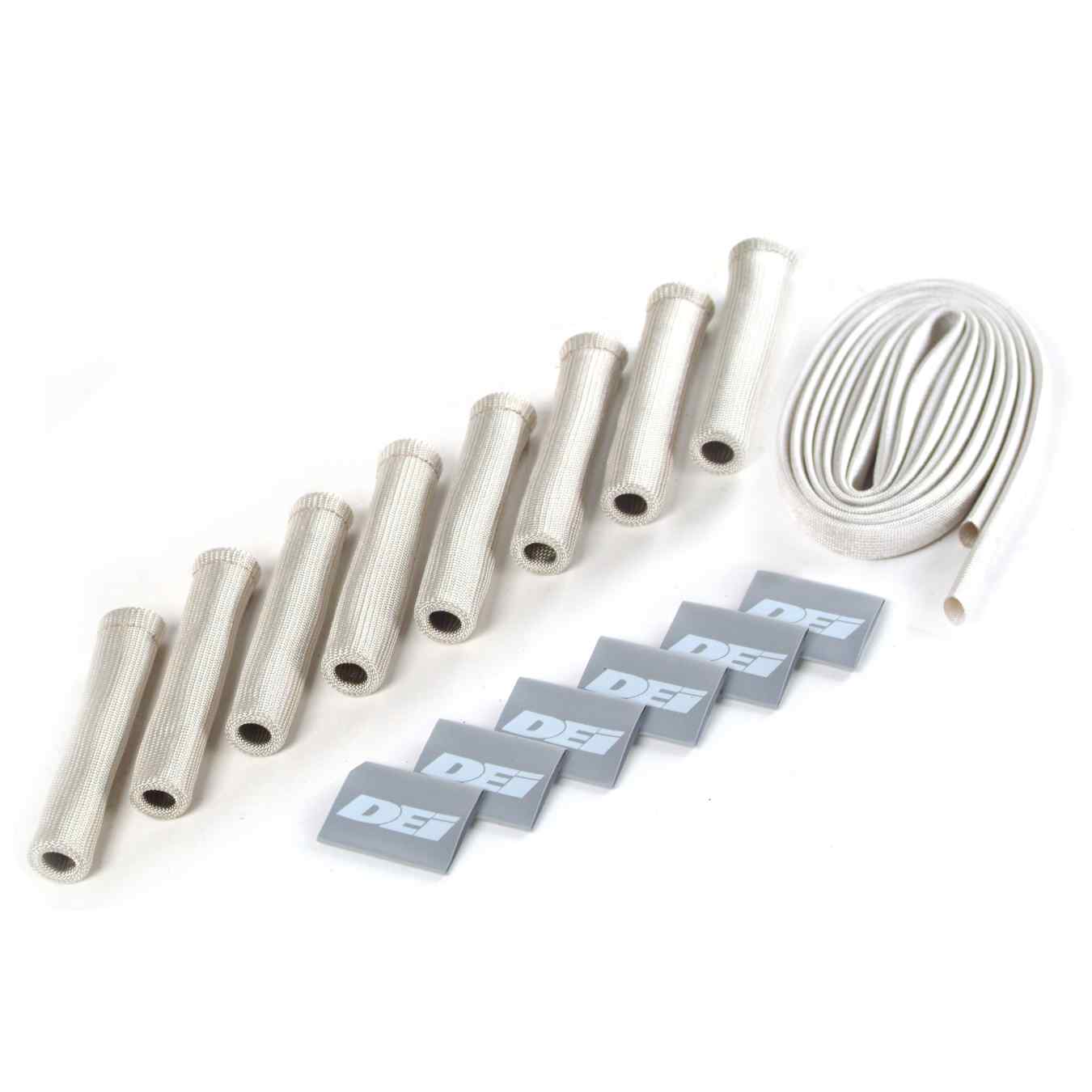 Kit gaine protection bougie 8qtés Protect-A-Boot™ 15 cm x 25 mm - Aluminium DEI 10702