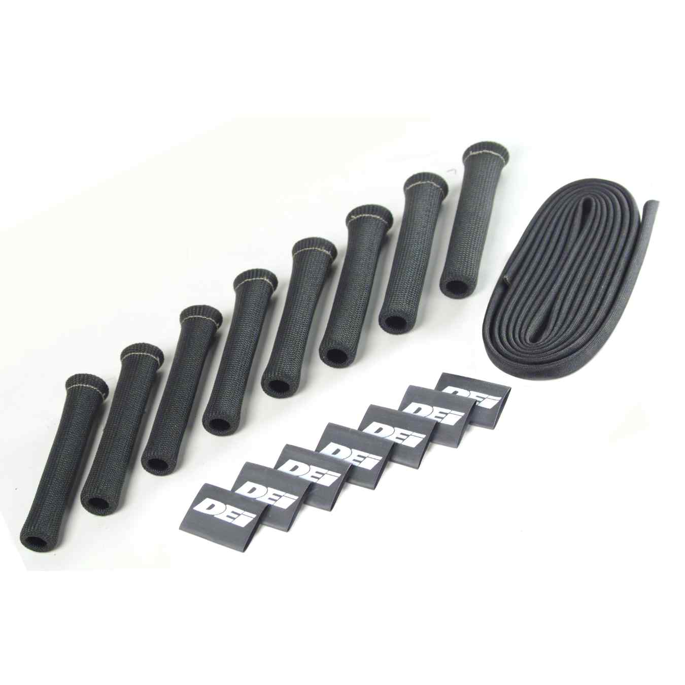 Kit gaine protection bougie 8qtés Protect-A-Boot™ 15 cm x 25 mm - Noir DEI 10712