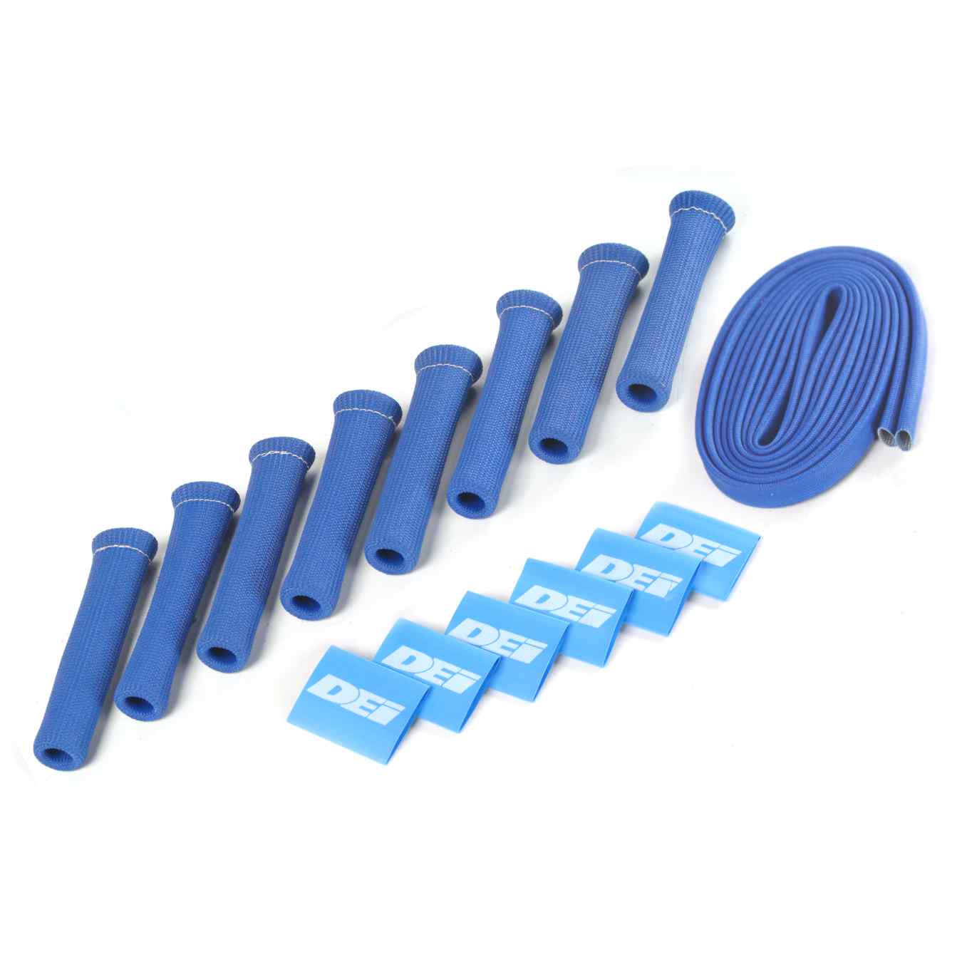 Kit gaine protection bougie 8qtés Protect-A-Boot™ 15 cm x 25 mm - Bleu DEI 10732