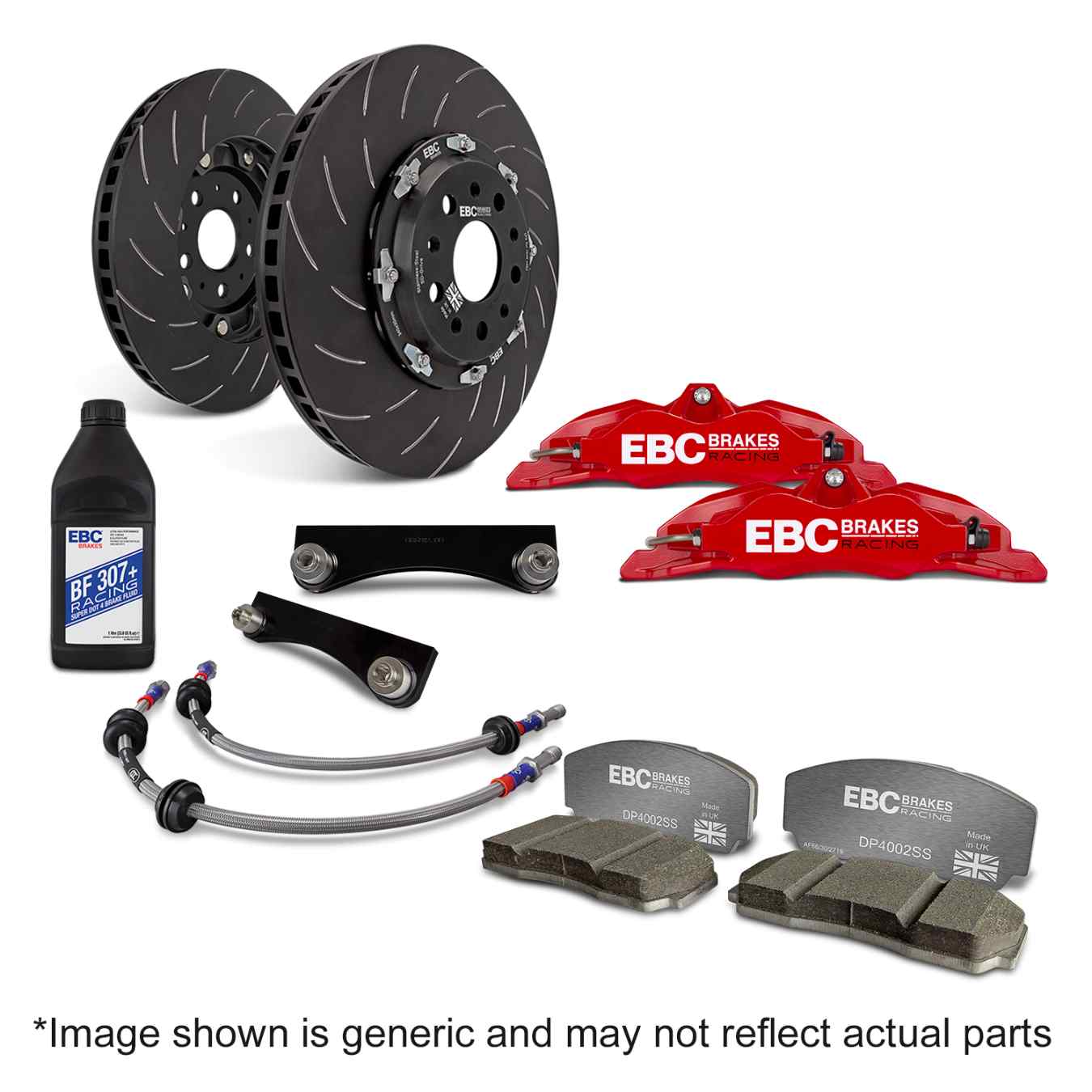 Kit gros freins avant EBC BBK005RED-1