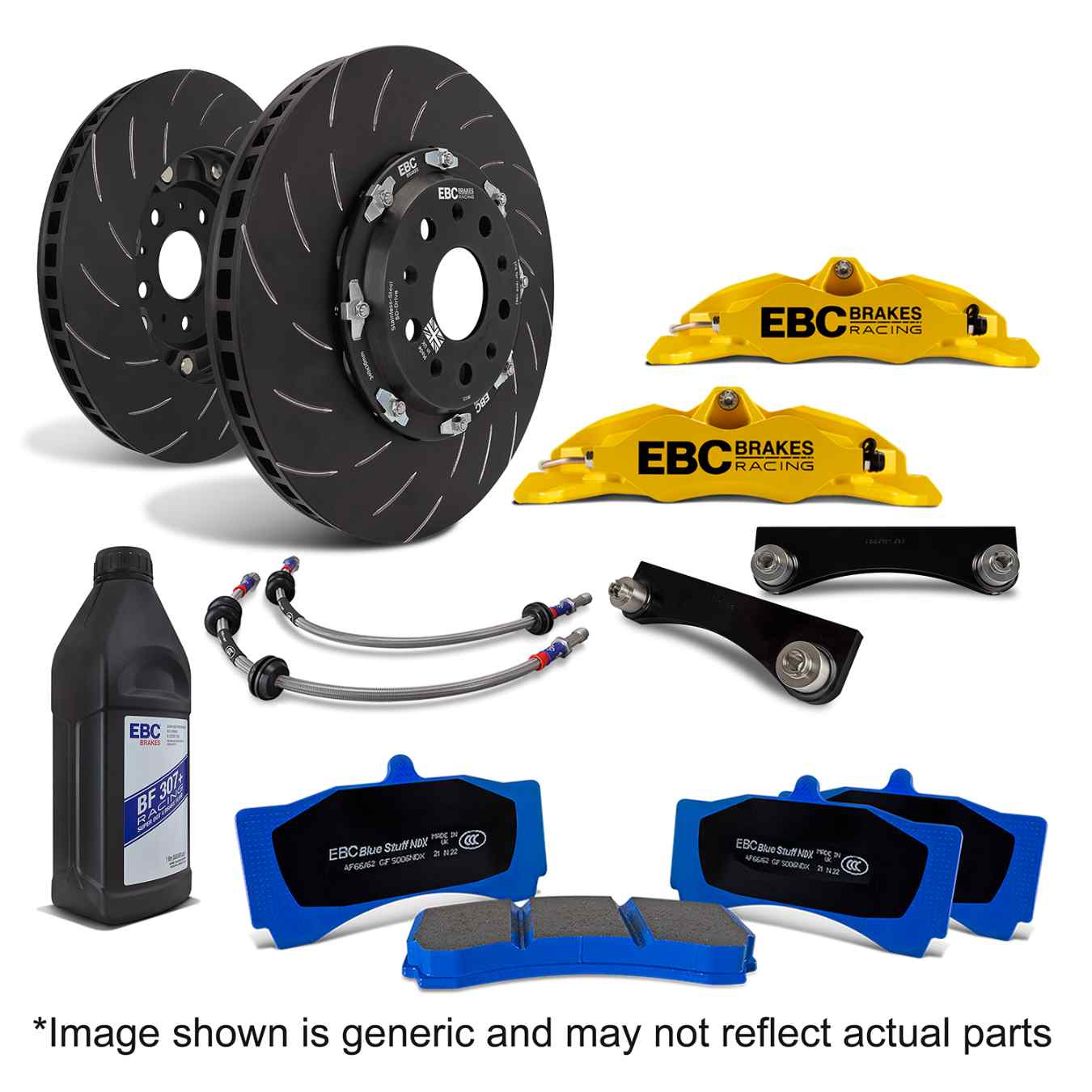 Kit gros freins avant et arrière EBC BBK003YEL-2
