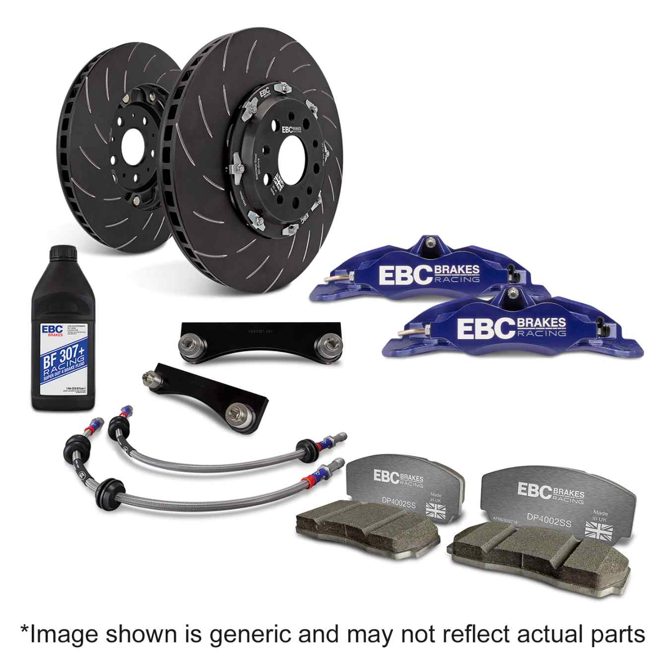 Kit gros freins avant et arrière EBC BBK028BLU-1