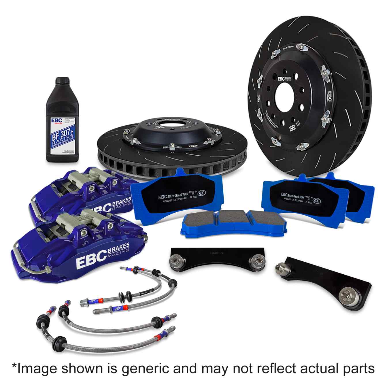 Kit gros freins avant et arrière EBC BBK044BLU-1