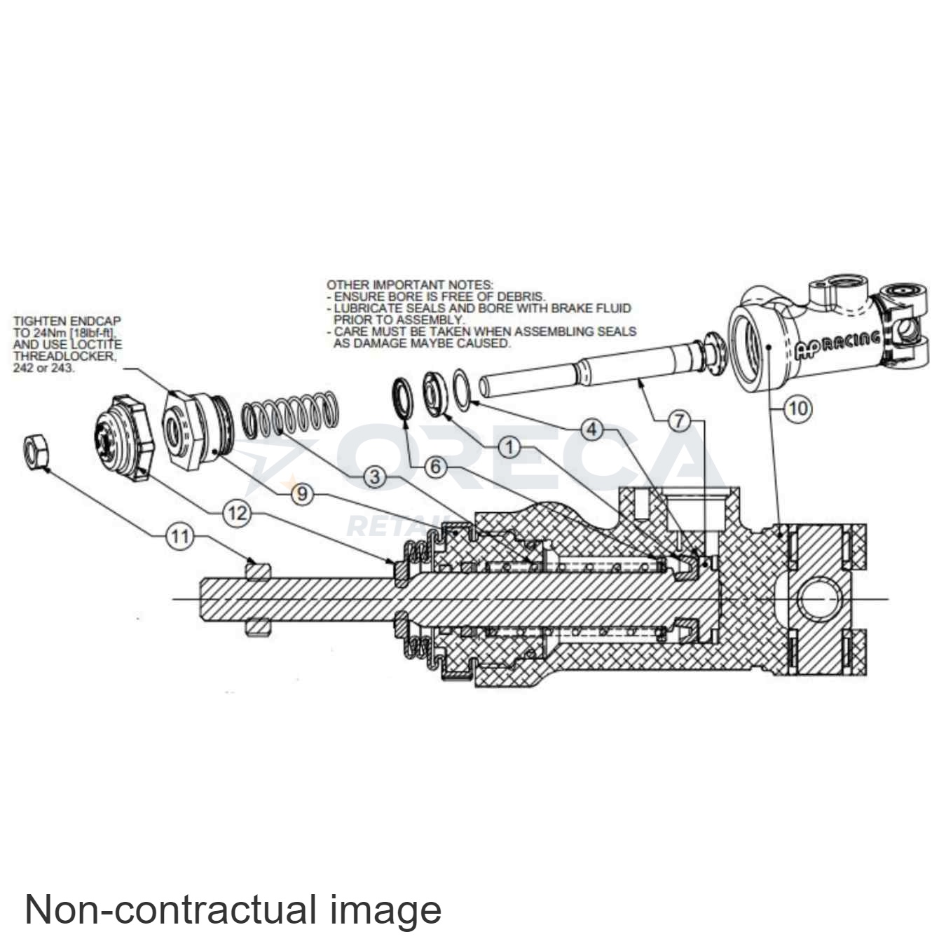 Kit joint maître-cylindre AP Racing D15mm CP2623-89RK