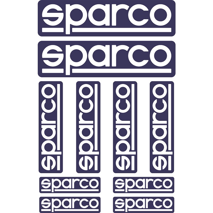 Kit of 10 stickers of SPARCO logo | ON ORECA Store