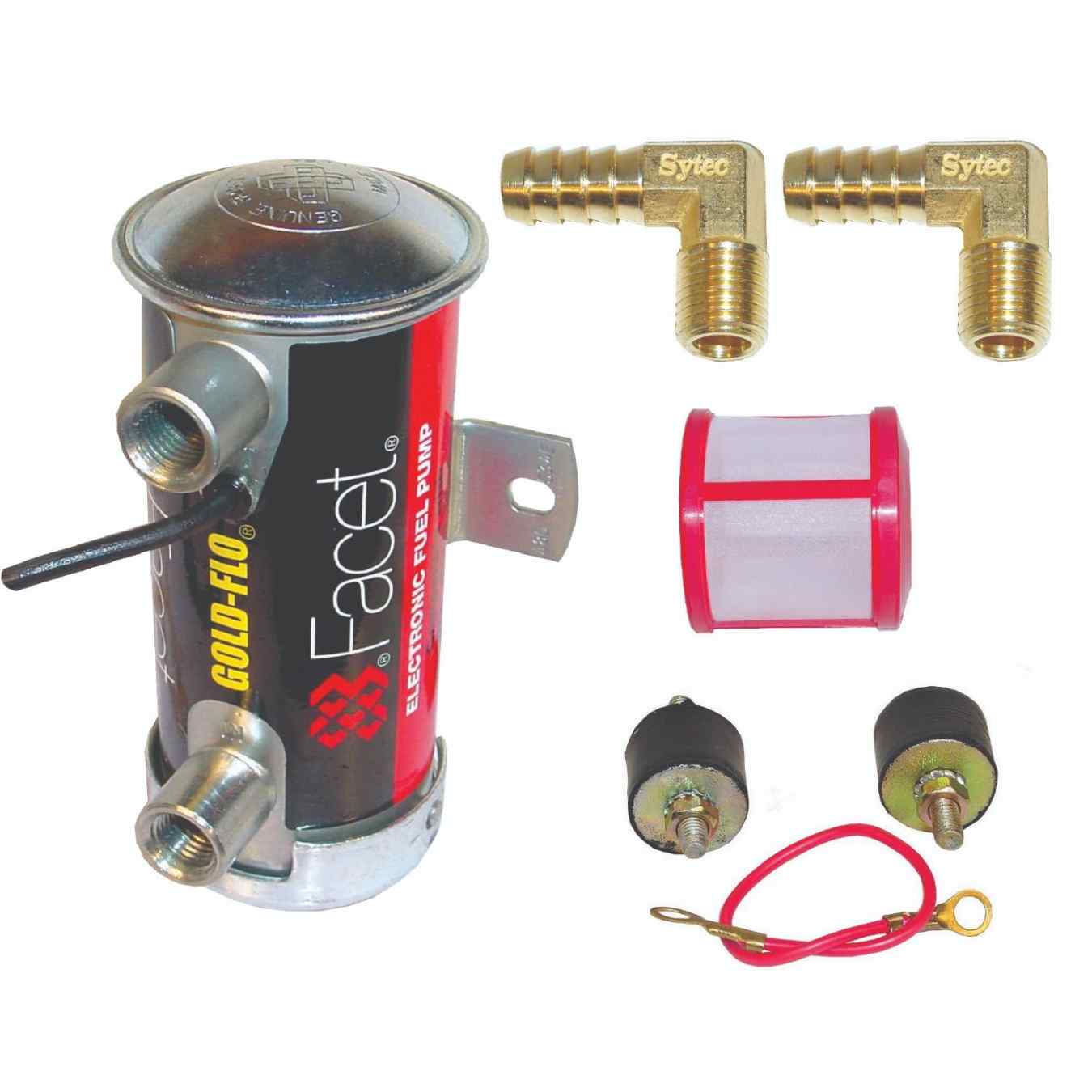 Kit pompe à essence 170 l/h 8mm vers 8mm FACET Red top 480532-8K