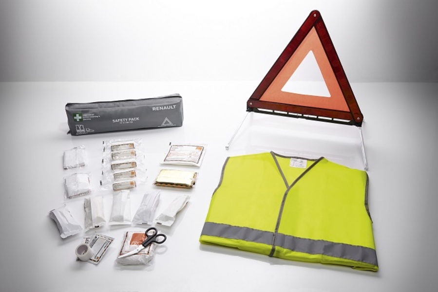 Kit securité (gilet, triangle, trousse de secours)