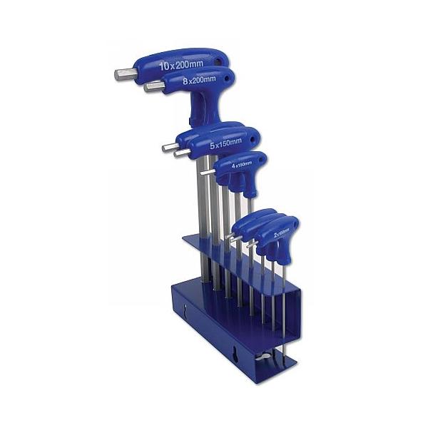 Jeu de clés Allen en T LASER AND TOOLS