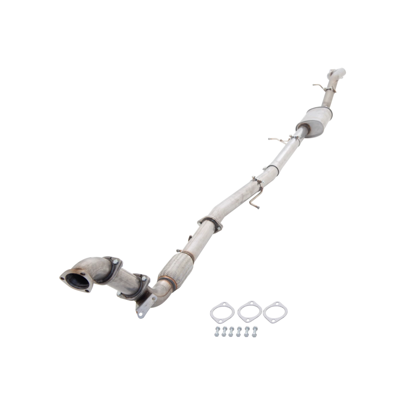 Ligne d'échappement complète inox XFORCE E4-FR02-TBS