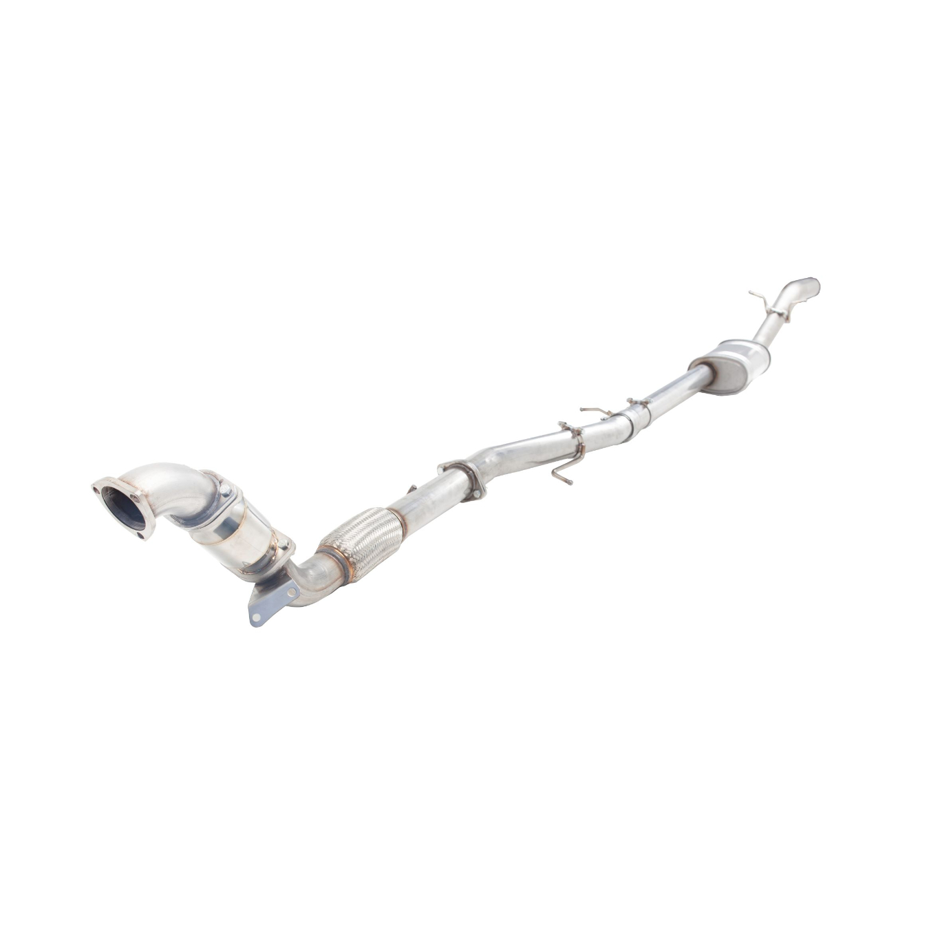 Ligne d'échappement complète inox XFORCE E4-FR02WC-TBS