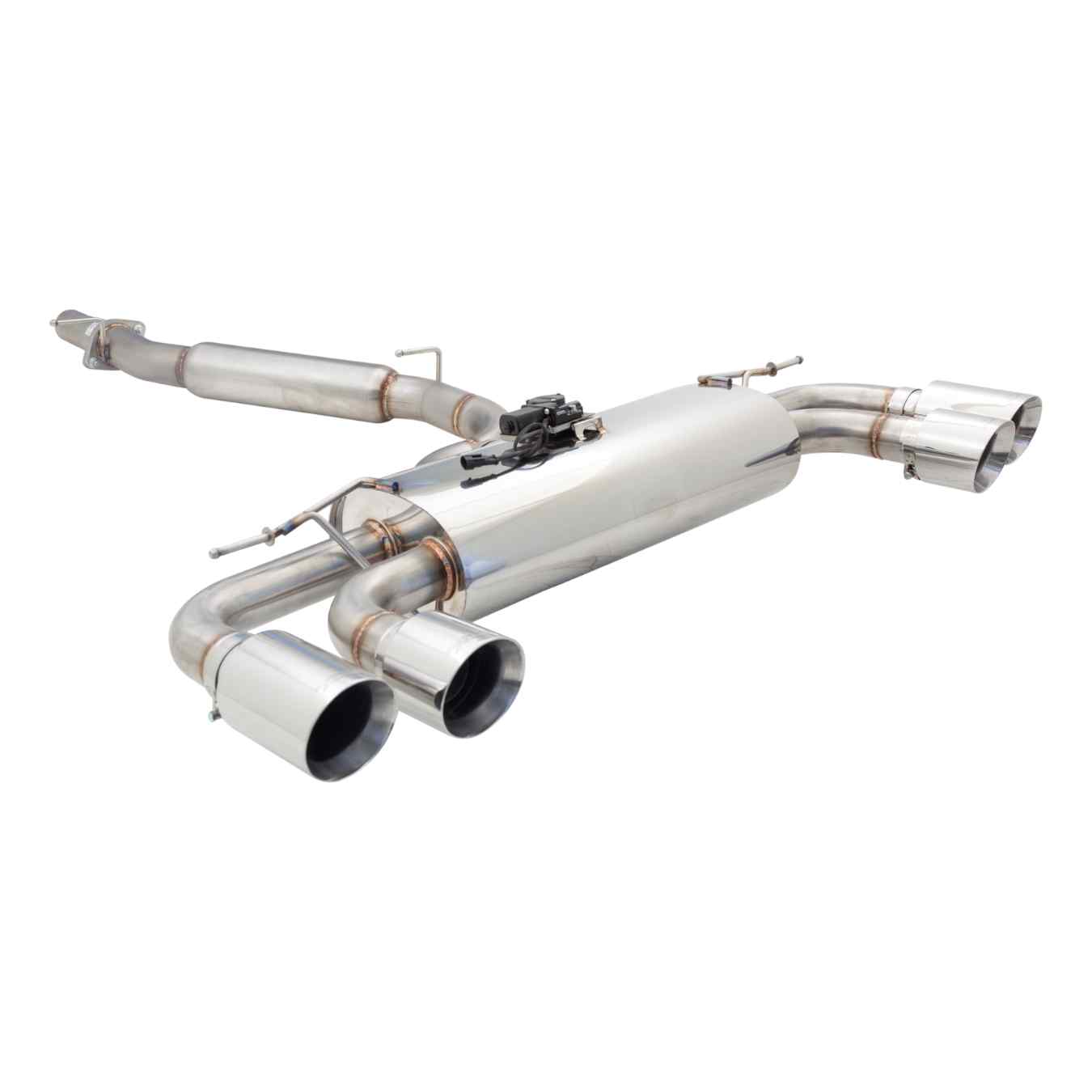 Ligne d'échappement inox à clapet XFORCE ESVW09VKCS